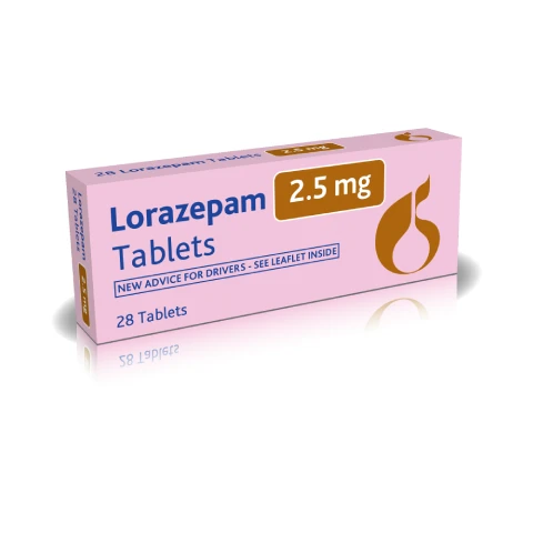 Lorazepam 2.5mg from UK & EU