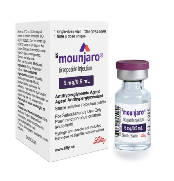 Mounjaro 5mg bottle (UK) – Appetite suppressant