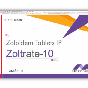 Neuro Vision Zoltrat Zolpidem, a prescription medication containing zolpidem used for the short-term management of insomnia